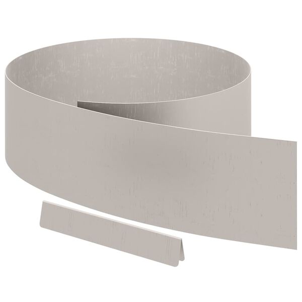 vidaXL Krawężnik do trawnika Rdzawy 450 x 0.05 x 15 cm