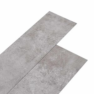 vidaXL Samoprzylepne panele podłogowe PVC Ziemisty szary 30,5 x 61 cm