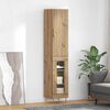 vidaXL Highboard 2 pcs Dąb rzemieślniczy Materiał drewnopochodny
