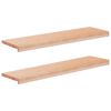 vidaXL Nakładki na schody 2 szt. 90 x 30 x 2 cm naturalny