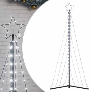 vidaXL Choinka LED 339 LED Zimna biel 187 cm