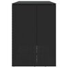 vidaXL Pojemnik na śmieci 2 pcs Czarny 65 x 80 x 115 cm Polietylen
