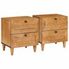 vidaXL Szafka Nocna 2 pcs Jasny Brąz 40 x 33 x 46 cm