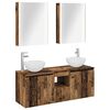 vidaXL Zestaw Szafek Łazienkowych 5 pcs Stare drewno 53 x 15,5 x 70 cm