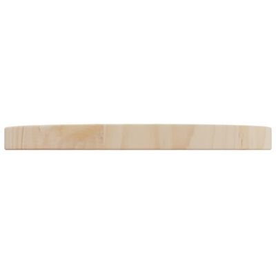 vidaXL Blat stołu, Ø30x2,5 cm, lite drewno sosnowe