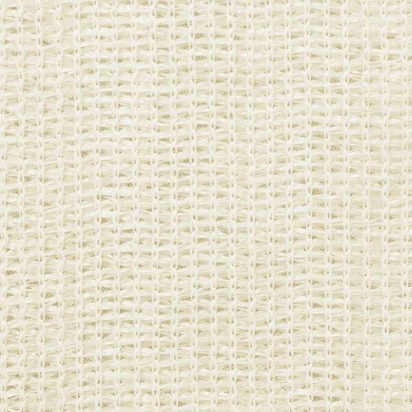 vidaXL Parawan balkonowy, kremowy, 75x400 cm, HDPE