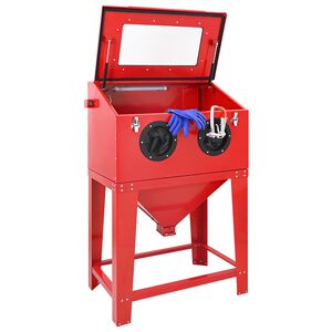 vidaXL Kabina do piaskowania 245 L 120 PSI Stal walcowana na zimno
