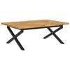 vidaXL Kwadratowy st&oacute;ł do jedzenia 120 x 90 x 75 cm Lite Drewno Akacji