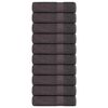 vidaXL Ręczniki do rąk, FROGN, 10 szt., antracyt, 50x100 cm, 360 g/m&sup2;