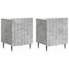 vidaXL Szafka Nocna 2 szt. Betonowy szary 43 x 34,5 x 52 cm
