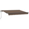vidaXL Markiza wysuwana Ciemnoszary 600 &times; 350 cm Tkanina i aluminium