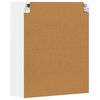 vidaXL Szafka wisząca Biały 59 x 20 x 71,5 cm Materiał drewnopochodny