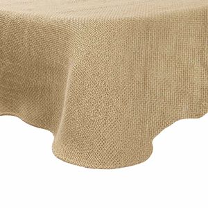 vidaXL Obrus jutowy naturalny &Oslash; 300 cm 100% Juta Tossa