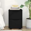 vidaXL Stolik nocny Czarny 30,5 x 30 x 43 cm Materiał drewnopochodny