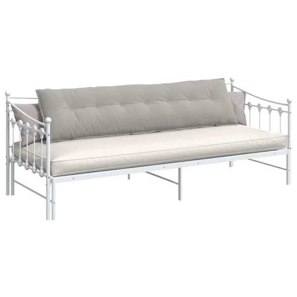 vidaXL Poduszka na plecy Jasnoszary 200 x 50 cm Tkanina mikrofibrowa