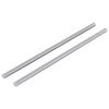 vidaXL Rura gwintowana 2 pcs Srebrny 6 x 170 mm Stal