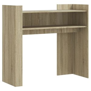 vidaXL Stolik konsolowy, dąb sonoma, 100x35x90 cm