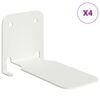 vidaXL Niewidoczna Pływająca P&oacute;łka 4 szt. Biały 6 x 11 x 6,5 cm