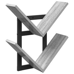 vidaXL P&oacute;łka wisząca Szary Sonoma 43 x 15 x 47 cm Drewno inżynieryjne