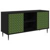 vidaXL Szafka pod telewizor GELEEN 102 x 33 x 51 cm Czarny dąb