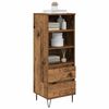 vidaXL Highboard Stare drewno 40 x 36 x 110 cm Materiał drewnopochodny