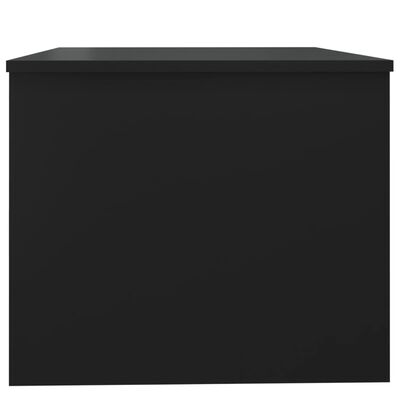 vidaXL Stolik kawowy, czarny, 80x50x42,5 cm, materiał drewnopochodny