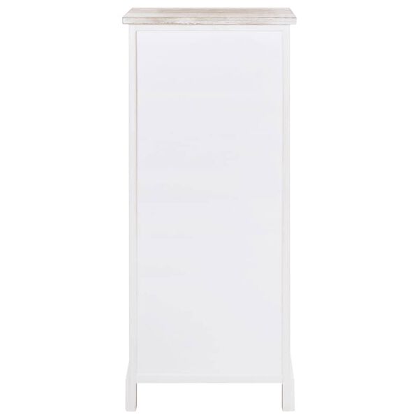 vidaXL Komoda, 38 x 28 x 86 cm, drewno paulownia