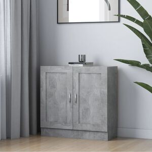 vidaXL Szafka, szarość betonu 82,5x30,5x80 cm, materiał drewnopochodny