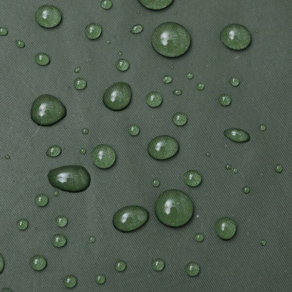 vidaXL Wodoodporny długi komplet przeciwdeszczowy kapturem zielony XXL