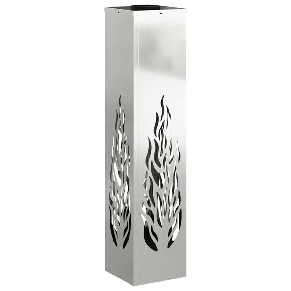 vidaXL Słoneczna LED lampa na ścieżkę 2 pcs Srebrny Stal ocynkowana