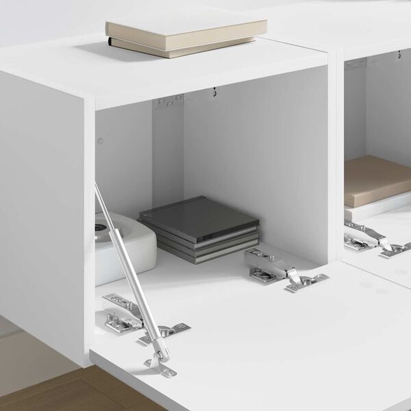 vidaXL Szafka pod telewizor 2 pcs Biały 60 x 31 x 29.5 cm