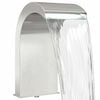 vidaXL Kaskada do basenu z LED Stal nierdzewna 304 45 x 30 x 65 cm