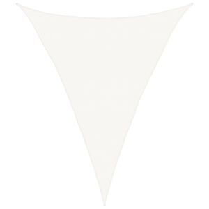 vidaXL Żagiel przeciwsłoneczny, 160 g/m&sup2;, biały, 5x6x6 m, HDPE