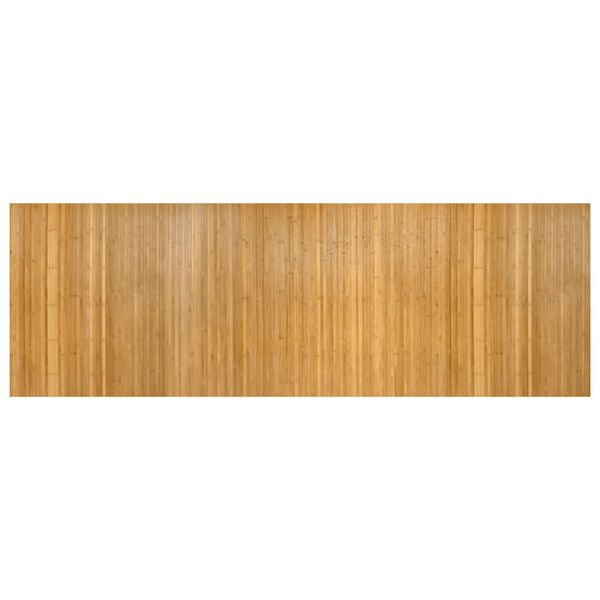 vidaXL Dywan prostokątny, naturalny, 100x300 cm, bambusowy