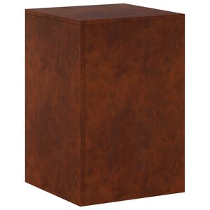 vidaXL Stojak na rośliny Rdzawy 40 x 40 x 60 cm Stal kortenowska
