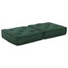 vidaXL Modułowa sofa zielony 70x70x36 tkanina
