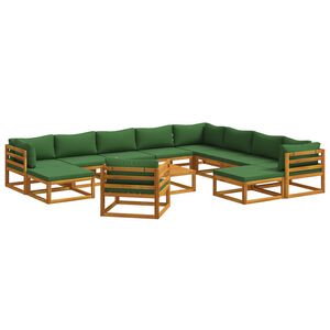 vidaXL Zestaw Sof 12 szt. naturalny Lite Drewno Akacji