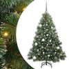 vidaXL Sztuczna choinka z 150 diodami LED Zielony 150 cm PE i PVC