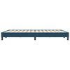 vidaXL Ł&oacute;żko typu Box Spring bez materaca Ciemnoniebieskie 140x220 cm