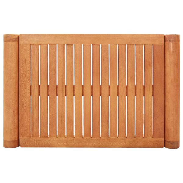 vidaXL Ławka ogrodowa, 64 cm, lite drewno eukaliptusowe