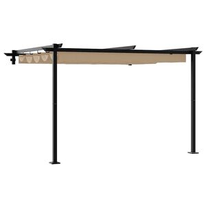 vidaXL Altana 300 x 300 x 200 cm Szarobeżowy Poliester