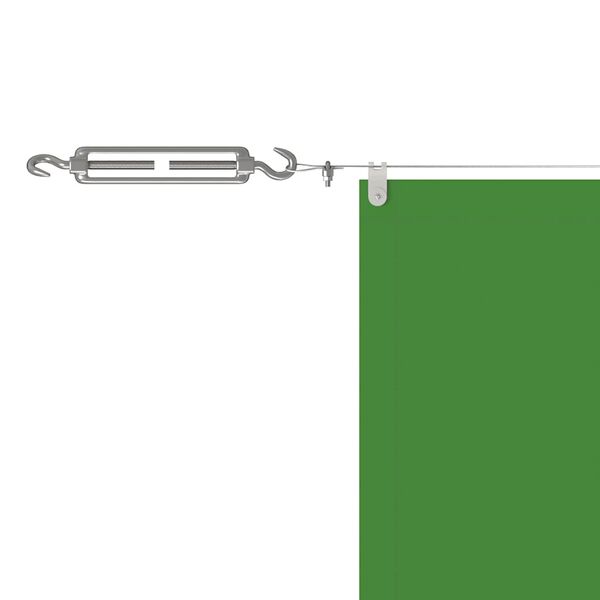 vidaXL Markiza pionowa, jasnozielona, 100x800 cm, tkanina Oxford