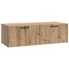 vidaXL Szafka RTV montowana na ścianie 98 x 41 x 30 cm Dąb artisan