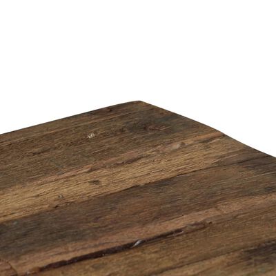 vidaXL Stolik kawowy Opium, drewno odzyskane i stal, 110x60x35 cm