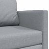 vidaXL Sofa Bed Jasnoszary 124 x 71 x 78 cm Aksamit