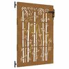vidaXL Brama ogrodowa 85 x 125 cm Stal Malowana Proszkowo Zamykane