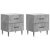 vidaXL Szafka Nocna 2 szt. Betonowy szary 43 x 34,5 x 47,5 cm