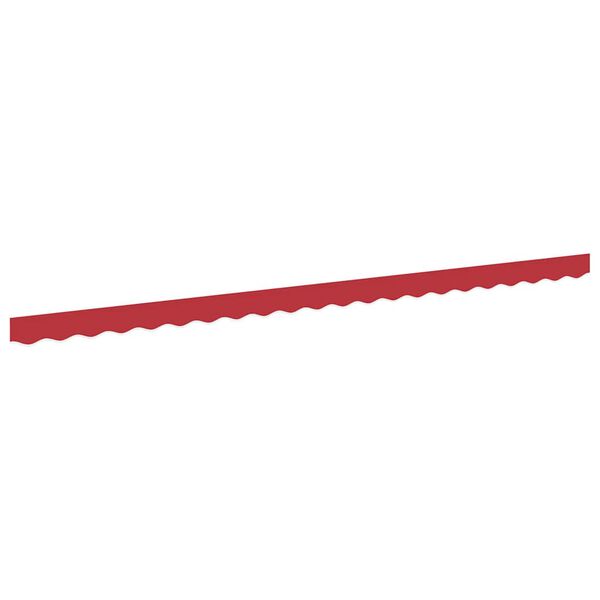 vidaXL Faldra do Markizy Czerwony 580 x 20 cm Pł&oacute;tno