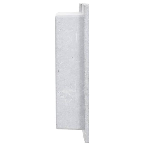 vidaXL Wnęka prysznicowa, szara matowa, 41x51x10 cm