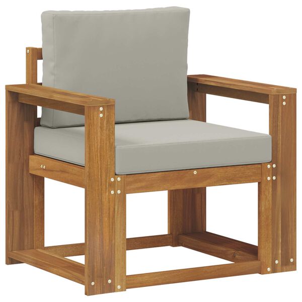 vidaXL Sofa na zewnątrz Lite drewno akacjowe i poliester